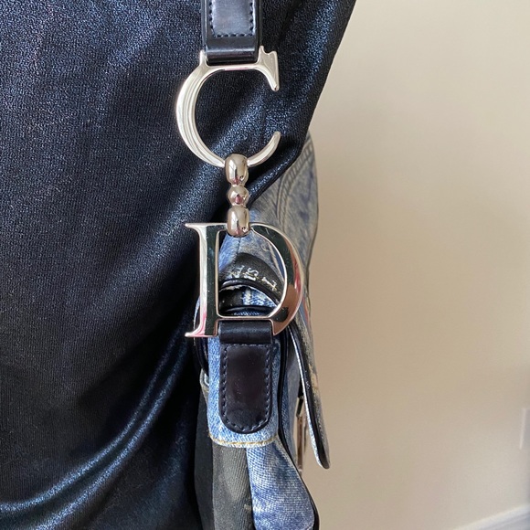 DIOR Limited Edition Speedway Denim Saddle Bag - Picture 11 of 17